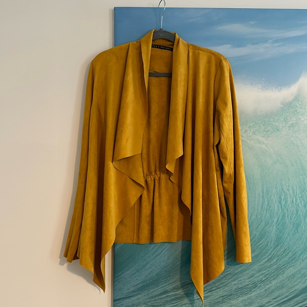 Meg & Margot faux suede jacket / blazer